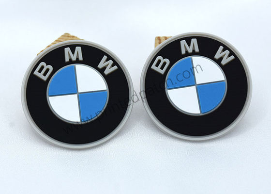 Συνήθειας λαστιχένια μπαλώματα PVC της BMW λογότυπων αποτυπωμένα σε ανάγλυφο μπάλωμα για τα καπέλα