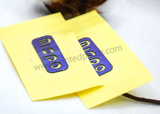 SGS αυξημένο OEKO 2$ο θερμότητας μπλε χρώμα λογότυπων μεταφοράς λαστιχένιο