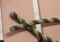 σχοινί σκοινιού 36cm μακρύ στρογγυλό πολυ με το λαμπρό/ματ τελείωμα ακρών σιλικόνης