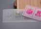 Προσαρμοσμένο διαφανές TPU που τυπώνει το λαμπρό λογότυπο σιλικόνης για τον ιματισμό