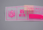 Προσαρμοσμένο διαφανές TPU που τυπώνει το λαμπρό λογότυπο σιλικόνης για τον ιματισμό