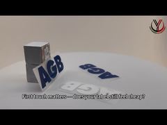 Συνήθεια 3.5cm 3 ετικέτες μεταφοράς θερμότητας σιλικόνης χρωμάτων για τον ιματισμό