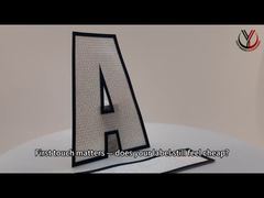 Υφαντό Ύφασμα Τυπωμένο Ματ Σιλικόνης Λογότυπο Patch Λευκό Για Ενδύματα