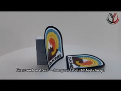 Ενιαίο σιδερένιο έμπλαστρο Applique Custom Made κεντημένα μπαλώματα ODM