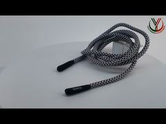 Σιλικόνη Τελείωμα L125cm Ελαστικό Κορδόνι με Κορδόνι από Βαμβάκι για Τσάντες με Κορδόνι