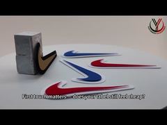 Δείτε Γιατί να Επιλέξετε Ετικέτα Εκτύπωσης Θερμότητας Σιλικόνης Δύο Χρωμάτων Προσαρμοσμένη Για Ρούχα