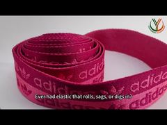 Μια πιο προσεκτική ματιά: ODM SGS Supreme Polyester Ribbon Roll Antislip Elastic Band Red and White