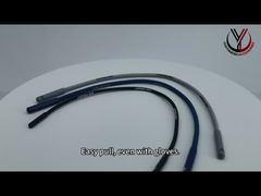 Μια πιο προσεκτική ματιά: Γκρι ματ μεταλλική αγκράφα OEM Ελαστικό κορδόνι περίσφιξης για φόρμες