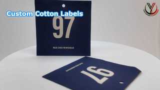 Προσαρμοσμένες ετικέτες βαμβακιού για το εμπορικό σήμα σας