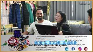 Προσαρμοσμένες ετικέτες λογότυπου σιλικόνης για ρούχα