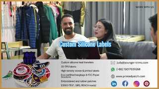 Προσαρμοσμένες ετικέτες κρεμάστρας σιλικόνης για ρούχα