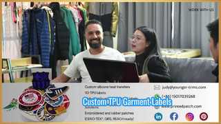 Προσαρμοσμένες ετικέτες TPU για ενδύματα