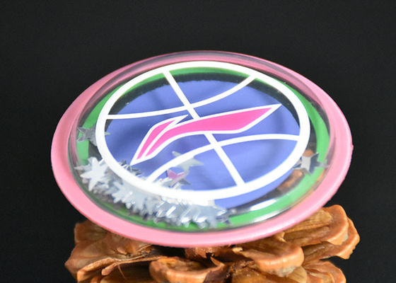 αποτυπωμένα σε ανάγλυφο τσέκια Bling μπαλωμάτων μελανιού εκτύπωσης 0.8mm TPU για τις ετικέτες ιματισμού