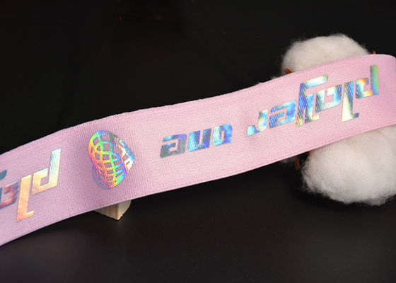 Παντελόνι 30mm ενδυμάτων ελαστική Webbing ζώνη με το τυπωμένο λαμπρό λογότυπο TPU