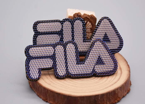 Τυπωμένα οθόνη μπαλώματα υποβάθρου σιλικόνης λαστιχένια 0.8mm 2.0mm για τα ενδύματα