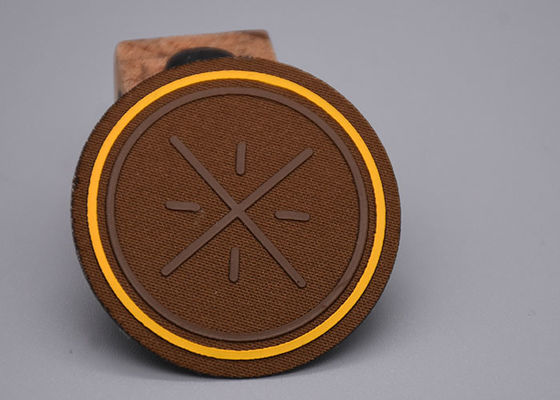 2$ο αυξημένο υφαμένο ετικέτες ύφασμα ιματισμού μεταφοράς θερμότητας λογότυπων σιλικόνης