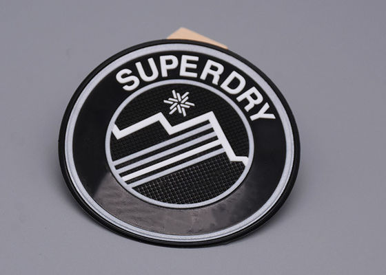 Ετικέτες TPU ιματισμού μεταφοράς θερμότητας λογότυπων σιλικόνης συνήθειας που τυπώνονται