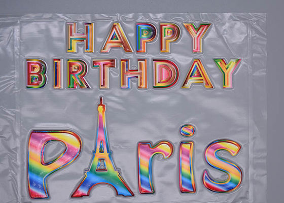 Φανταστικές ετικέτες μεταφοράς θερμότητας λογότυπων χρώματος Debossed για τον ιματισμό