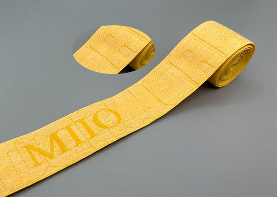 Κύκλος που τελειώνει την προσαρμοσμένη χαλαρή Jacquard 35mm ελαστική ζώνη για τον ιματισμό