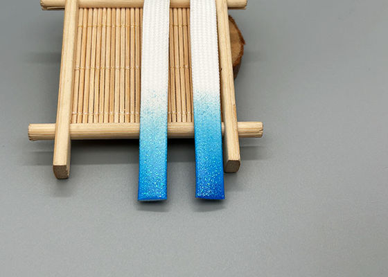 σκοινί Drawstring πολυεστέρα ιματισμού 30cm μακρύ με τις λαμπρές πτώσεις σιλικόνης και στις δύο άκρες