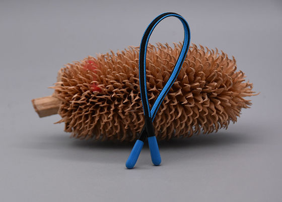 Ενδυμασία σκοινιού Drawstring συνήθειας σχοινιών 10cm του μακριού που στάζει τη λαμπρή σιλικόνη και στις δύο άκρες