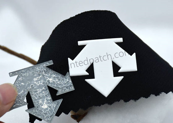 Τρισδιάστατη πιστοποίηση ετικετών oeko-TEX ιματισμού μεταφοράς θερμότητας σιλικόνης cOem