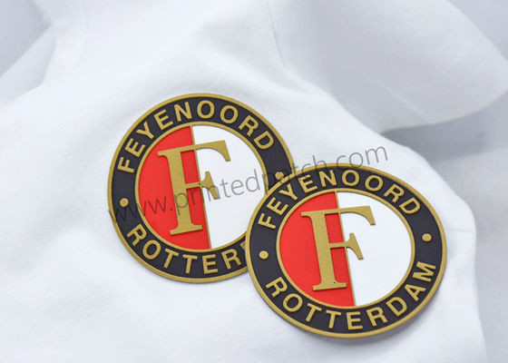 Αποτυπωμένες σε ανάγλυφο SGS ετικέτες ιματισμού μπαλωμάτων TPU Silkscreen για Sportswear